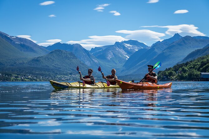 3-Hour Kayak Tour in Åndalsnes - Uteguiden.com adventure center: gear up, get briefed, then hit the water