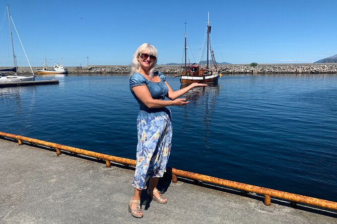 Alesund Private Excursion Viking<code>s islands – Key things to know before you go’ /></p>
<ul>
<li><strong>Private group (up to 5)</strong> means you can ask for stops that match your pace</li>
<li><strong>Giske Kirke</strong> is a 12th-century marble church with a clear Viking connection</li>
<li><strong>Subsea tunnel driving</strong> connects islands in a way that feels very Norway, very practical</li>
<li><strong>Mt Aksla + island views</strong> give you the big overview without hiking</li>
<li><strong>Alnes Lighthouse</strong> adds a quieter, older fishing-village feel outside the main city</li>
<li><strong>Skodjebruene bridges</strong> are old-arch viewpoints over fjords and island scenery</li>
</ul>
<h2>The 4-hour mix of Viking sites, island hopping, and sea views</h2>
<p><img width="669" height="446" decoding="async" src=