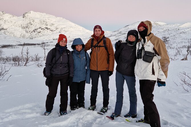 Arctic Snowshoe Hike in Norway - The Plan B that saves your day: thin snow and spikes