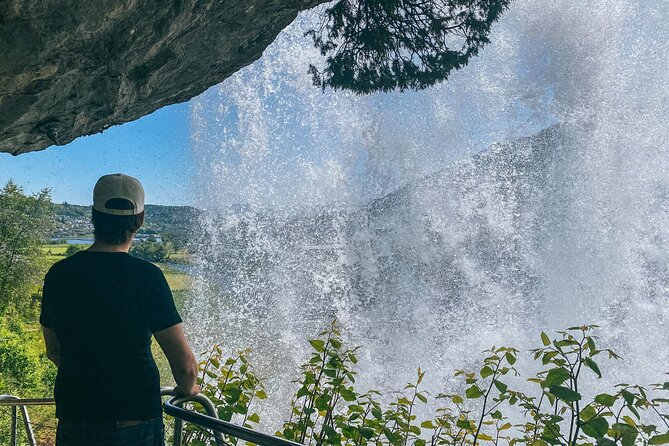 Bergen in a day, Guided tour: Old Town, Waterfalls & Waffles - Fossen Bratte: 80 Meters, Forest Views, and Two Ways to See It