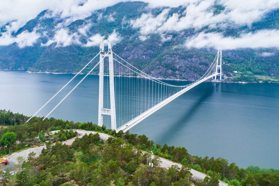 Bergen: Private Waterfalls and Wonders of Fjord Norway - Hardanger Bridge and Hardangerfjord: the second-longest fjord in full view
