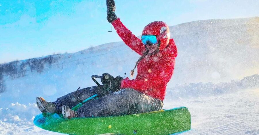 Dagali: 2-Hour Racing Toboggan Adventure - The sled experience: steering wheels you can actually use