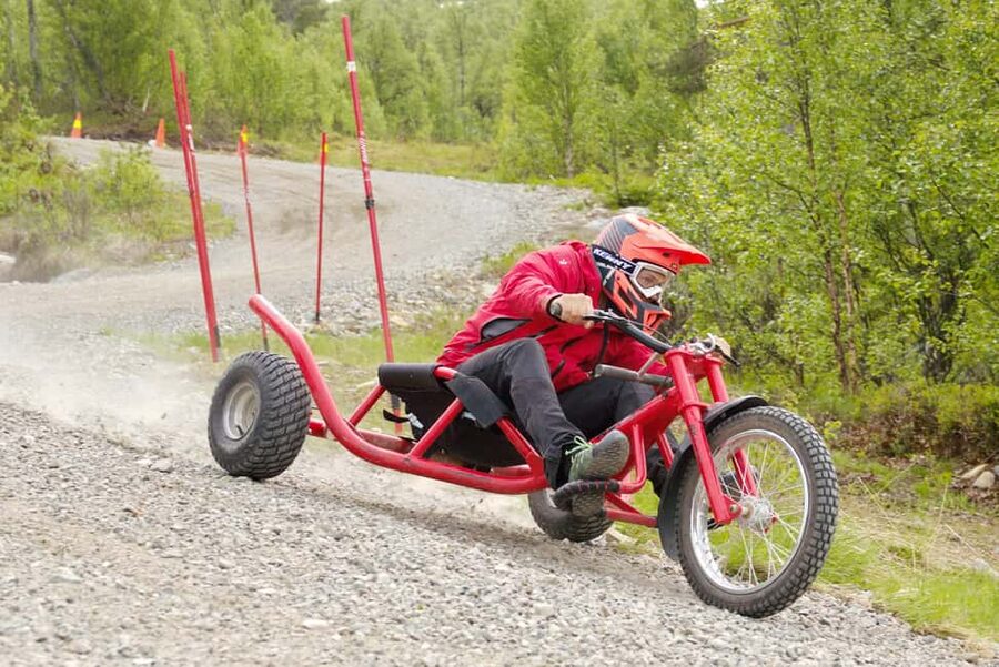 Dagali: Mountain Cart Racing Adventure - Your Mountain Cart Setup: Stability and Two-Brake Control