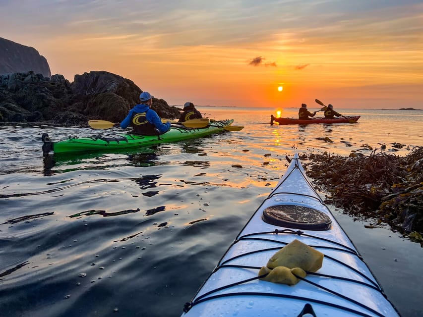 Eggum: Lofoten Islands Midnight Sun Kayak Tour - Midnight sun kayaking in Eggum, what the 3 hours feel like