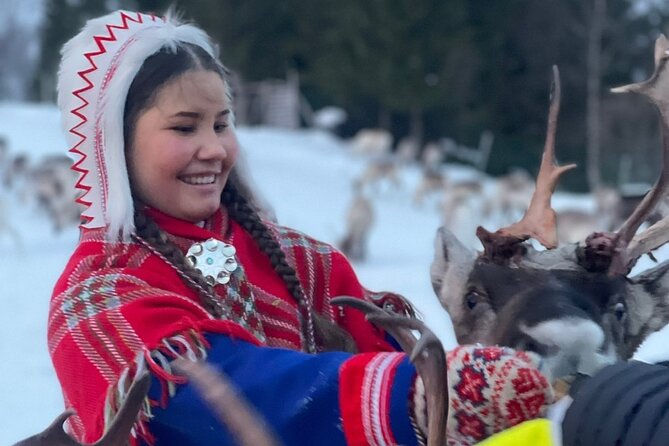 Exclusive Reindeers Experience in small groups, Tromso - Lassoing their antlers, plus the reality of time