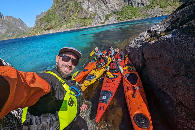 Explore Reinefjord by kayak (3 hours) - Safety first, and yes, beginners fit