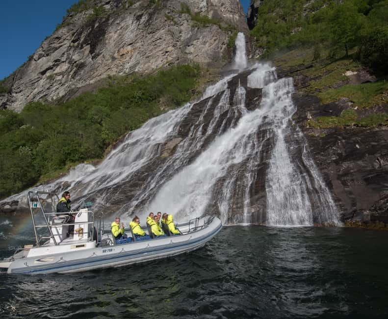 From Hellesylt: Experience Fjordsafari Geirangerfjord on RIB - Friaren stop: the quick hit that still matters