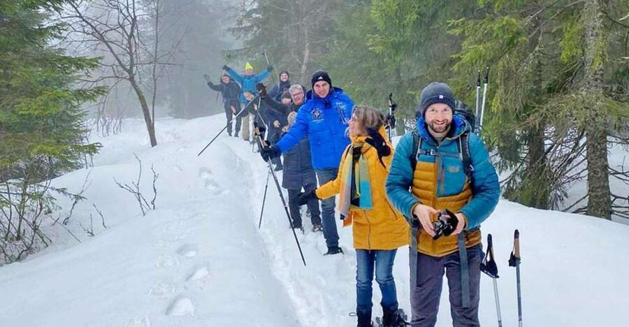 From Oslo: Oslomarka Forest Guided Snowshoeing Tour - The Oslomarka Forest walk, quiet snow, and time to breathe