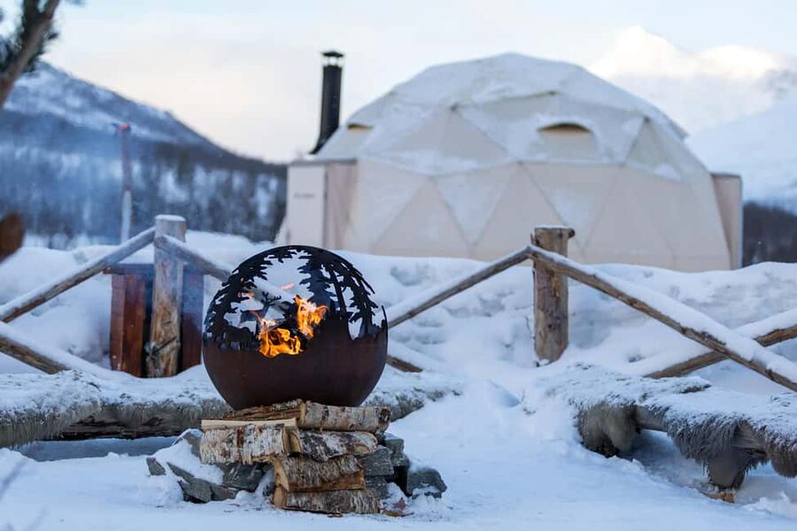 From Tromsø: Advanced Dog Sledding Daytime & Snow Park Visit - Tromsø Ice Domes Snow Park: ice sculptures plus a guided intro