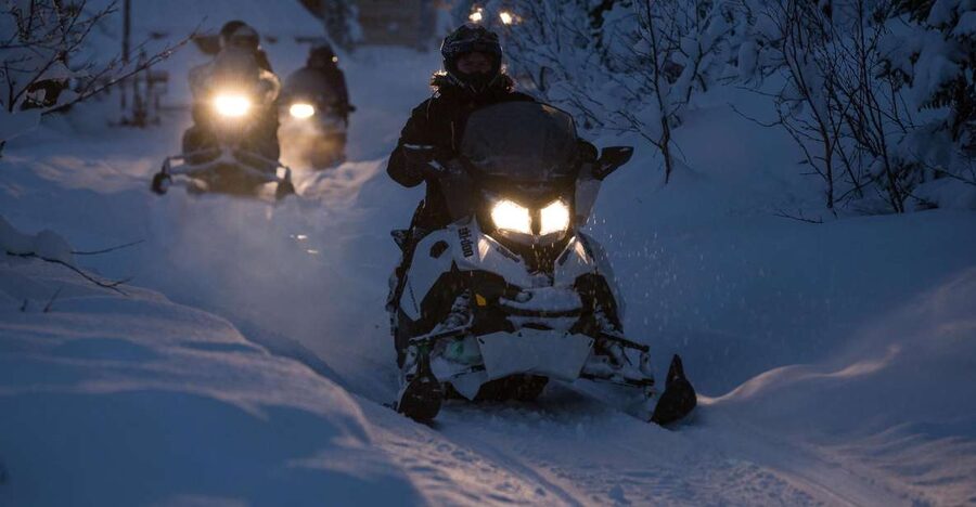 From Tromsø: Evening Snowmobiling Tour at Camp Tamok - Gear up for the cold: thermal suit, helmet, and the scarf you should not forget