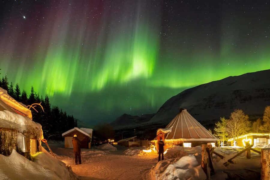From Tromsø: Northern Lights Visit at Camp Tamok - Outside at Camp: Walks, Viewing Spots, and When You Stay Out