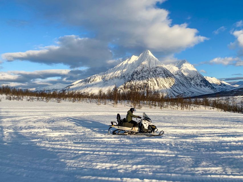 From Tromsø: Snowmobile Safari in the Lyngen Alps - Lunch and campfire warm-up: soup, hot drinks, and a proper reset