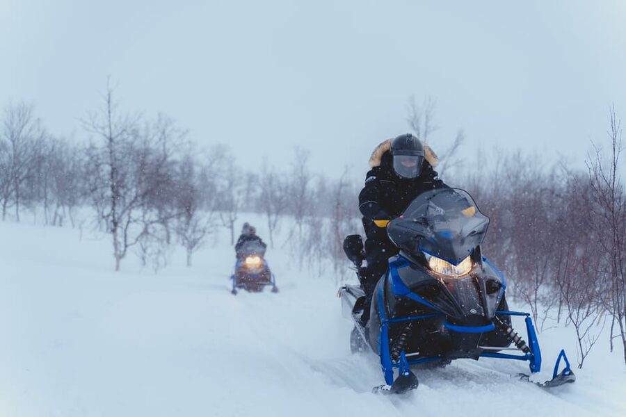 From Tromsø: Snowmobiling Tour at Camp Tamok - Learning to drive: safety briefing, practice, then the real trail