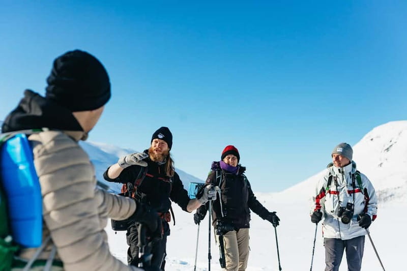 From Tromsø: Snowshoeing Hike with Picnic Lunch and Photos - Snowshoes on: what the hike really feels like