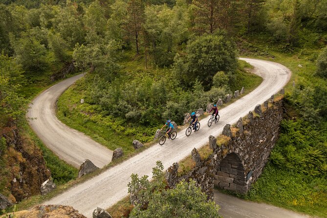 Geiranger: Sky to Fjord Downhill Biking Adventure - Getting up the mountain, then dropping into the fjords