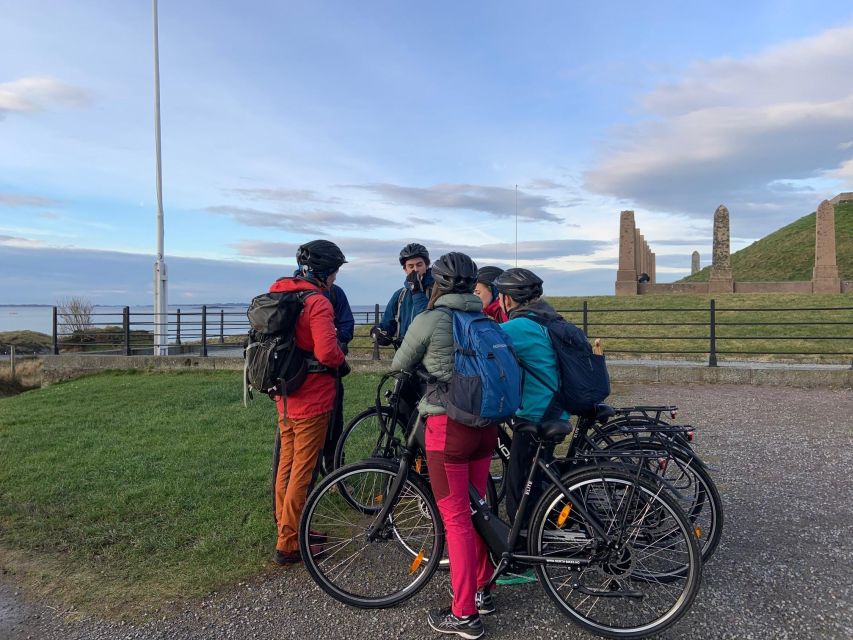 Guided E-Bike Tour in Haugesund: city, vikings, Rising Tides - Haraldshaugen: where the tour slows down enough to absorb the view
