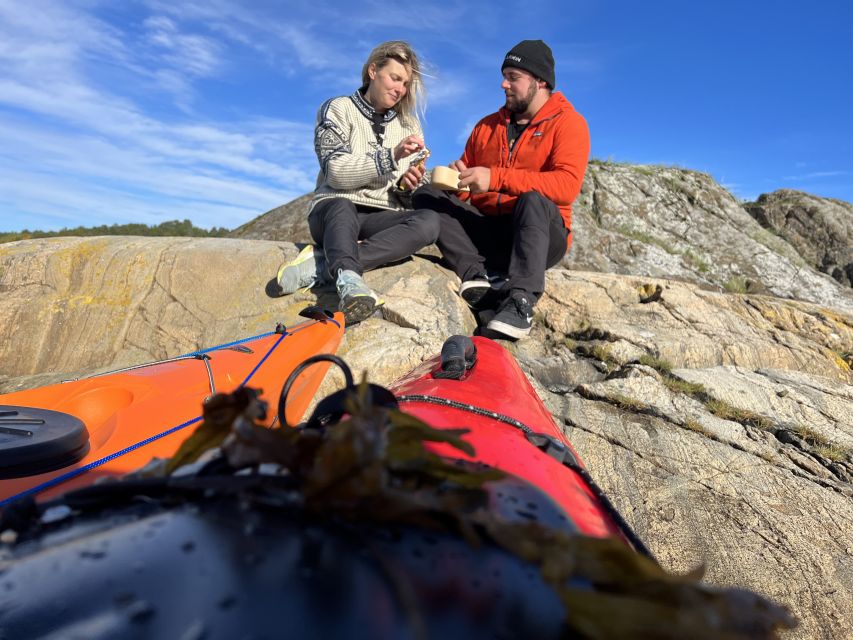 Kristiansand: Scenic Double Sea Kayak Tour around Odderoya - Double sea kayak basics: what you learn before you go far