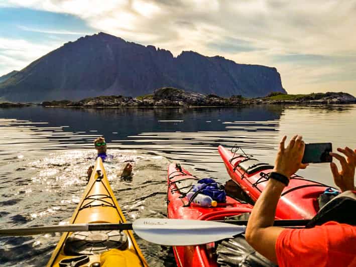 Lofoten: Full Day Combo tour, (kayaking and rappelling) - The Secret Landing Place: Lunch by Bonfire, Snacks That Actually Fuel You