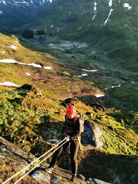 Lofoten: Full Day Combo tour, (kayaking and rappelling) - Short Mountain Hike: A View Reward You Can See From Your Effort
