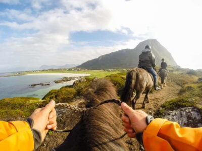 Lofoten: Guided Horse Riding Tour Over Hov and Hovsund