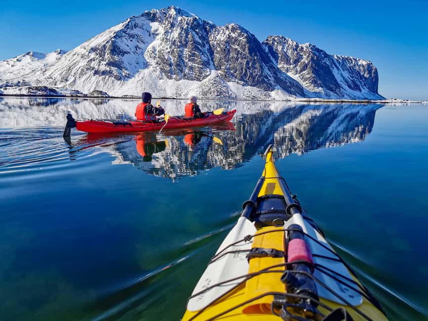 Lofoten: Half-Day Winter Kayak Adventure - The safety briefing that makes cold-water kayaking reasonable