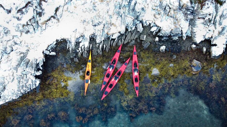 Lofoten: Half-Day Winter Kayak Adventure - Paddling the frozen islands near Eggum: the route and the views