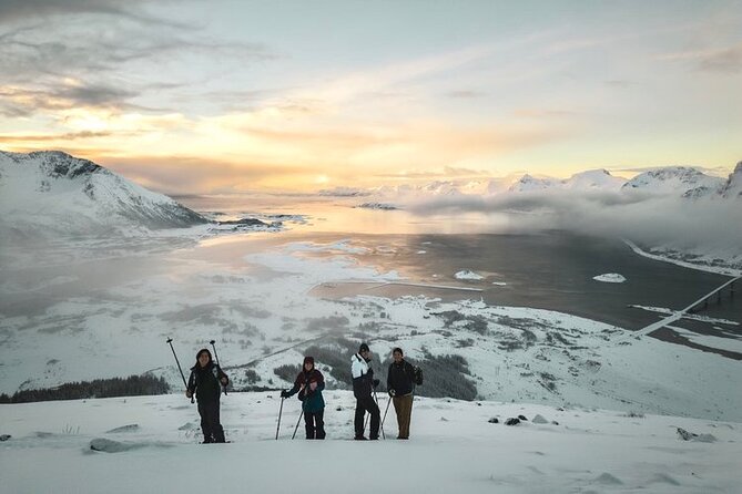 Lofoten Islands: Guided Snowshoeing Tour - Uphill version - Where You Meet in Gimsøystraumen: Gimsøy Bridge Rest Place and the Red Building