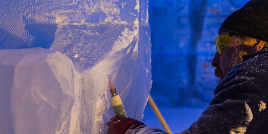Lofoten: Magic Ice Bar Entry Ticket with Welcome Drink - The Lofoten story you see on the way through
