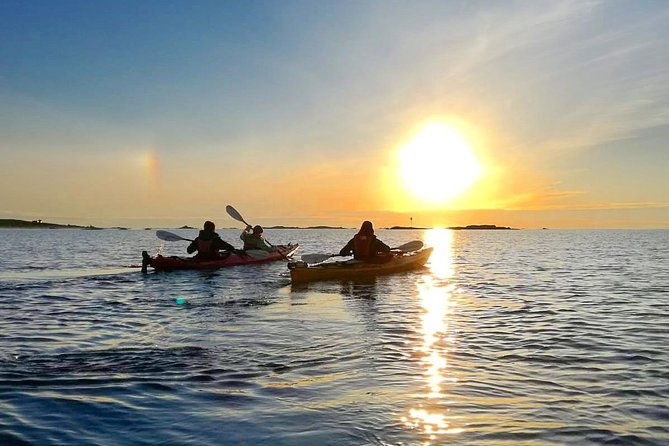 Midnight Sun Kayak - Northern Explorer - Paddling Route: Close to Coastline, Small Islands, and the Eggum Mountain View