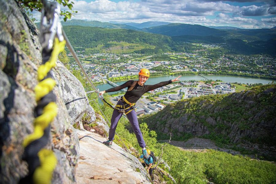 Mountain-climbing adventure in Mosjøen Via Ferrata - Øyfjellet via ferrata: what makes this climb feel like an adventure