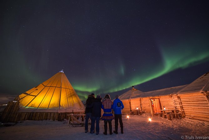Night Reindeer Sledding with Camp Dinner and Chance of Northern Lights - The Short Reindeer Sled Ride, Guided and Weather-Dependent
