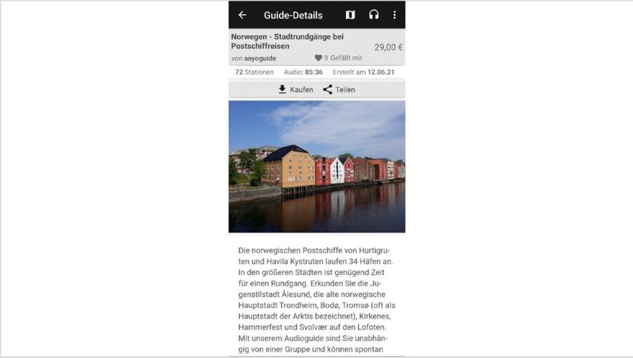 Norwegian Coastal Cities: Smartphone Audio Guide App - Bodø: coastal city time with a flexible walk