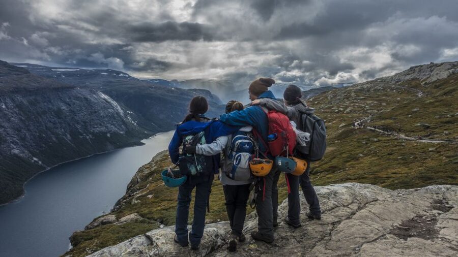 Odda: Full-Day Trolltunga Via Ferrata & Sky Ladder Adventure - From vertical climbing to summit canyon views and lunch time