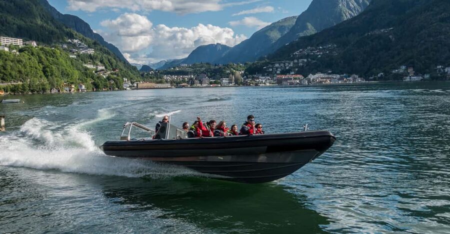 Odda: RIB Boat Tour on the Hardangerfjord - From Odda harbor to Tyssedal: the water-power story you can see
