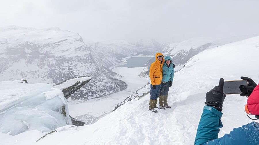 Odda: Trolltunga Winter Hike on Snowshoes - The snowracer finale: why the last hour feels like a reward