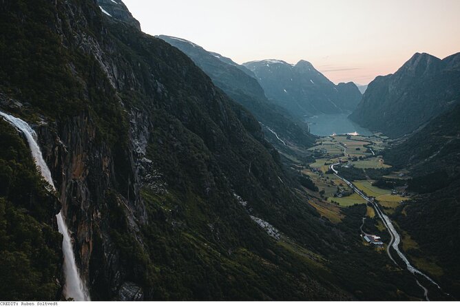 Olden 4 Hour Briksdal Glacier Tour in Briksdalsbreen - Olden Cruise Kai Start, Then the Olden Valley Road Trip
