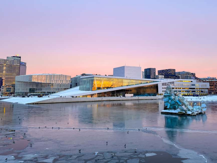 Oslo: 3-Course Dinner & Live Music Cruise on the Oslofjord - The 2.5-hour Oslofjord route: icons from the water at sunset