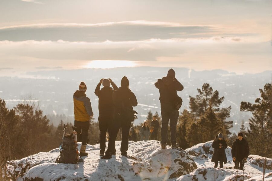 Oslo: Best View of the Oslofjord Winter Edition - Frognerseteren Photo Stop: First Look at Oslo and the Fjord