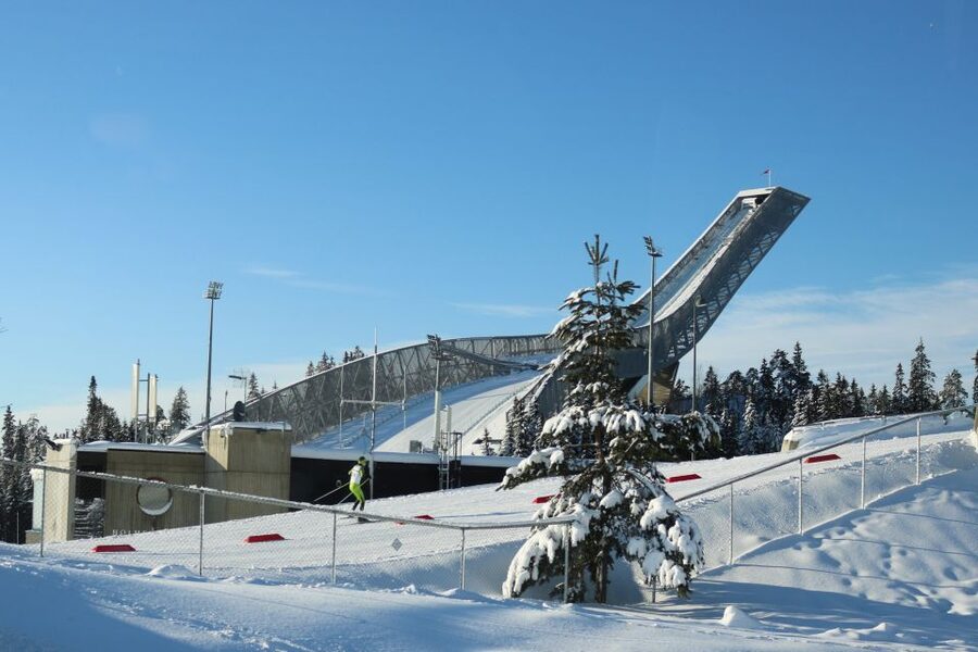 Oslo: Guided Oslo Highlights Tour by bus & Oslofjord cruise - Holmenkollen Ski Jump: the Oslo skyline from above