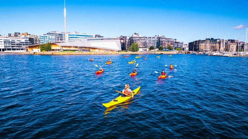 Oslo Sea Kayak Tour “Fjord City” - Oslo Opera House from the kayak: the angle you only get with a paddle