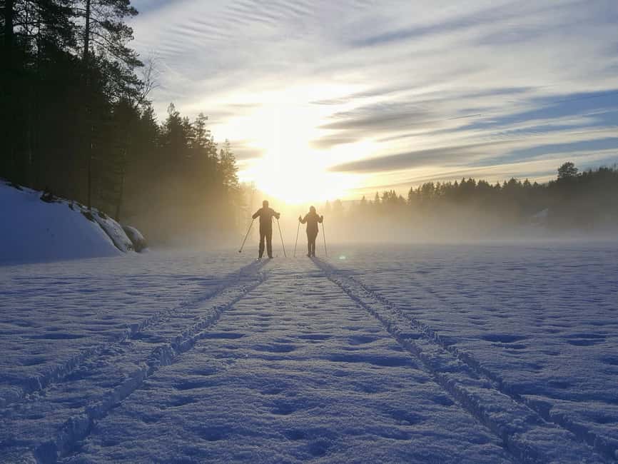 Oslo: Wilderness Skiing Tour with Lunch by the Fire - The first hour in snow: learning the rules without stress