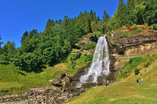 PRIVATE GUIDED TOUR: Folgefonna Glacier roundtrip from Bergen, 8 hours - Bergen pickup and the start of the fjord route (usually around 9:00)