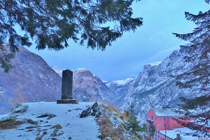 PRIVATE GUIDED TOUR: Norway's Highlights – Viking Special, 11-12 hours – WINTER - Flåm and Stegastein: getting views from water and from high above