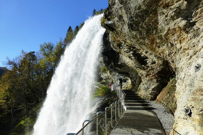 Private tour - Hardangerfjord, Voss Gondola & 4 Great Waterfalls - Stop 2: Steinsdalsfossen, 46 meters tall and possible dry walking behind the water