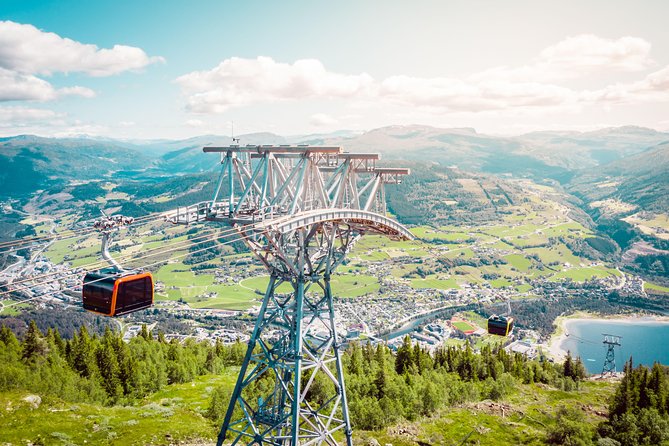 Private tour - Hardangerfjord, Voss Gondola & 4 Great Waterfalls - Skjervsfossen: twin falls and the chance to feel the Shower