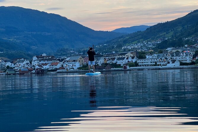 Renting SUP boards (paddle boards) - Where you start matters: Fjørevegen 15 in Sogndal, and easy logistics