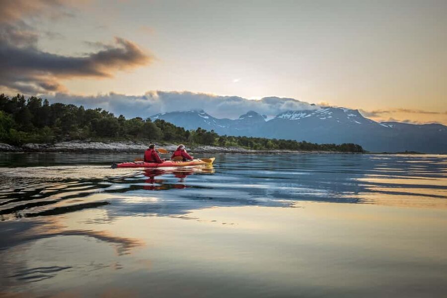 Senja: Guided Small Group Evening Kayaking Tour - Meeting at Senja Roasters, then driving to the launch site