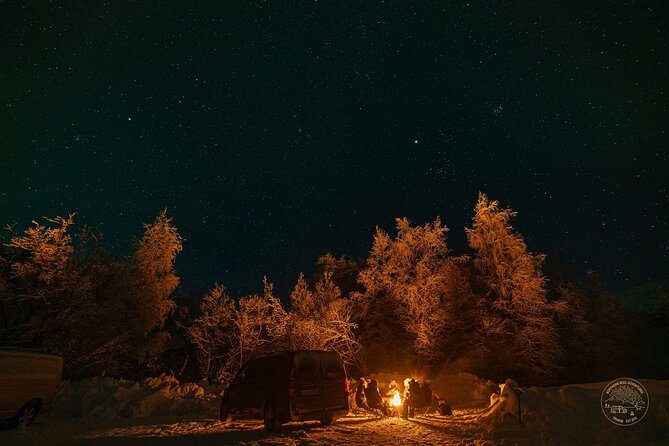 Small Group Van Journey in Search of the Northern Lights - Campfire Warmth, Cookies, and a Chance to Practice Photo Skills