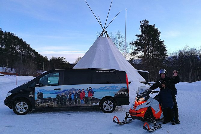Snowmobile safari in the mountain plateau of Finnmarksvidda - How the morning runs: Alta pickup, the 9:00 am start, and real timing