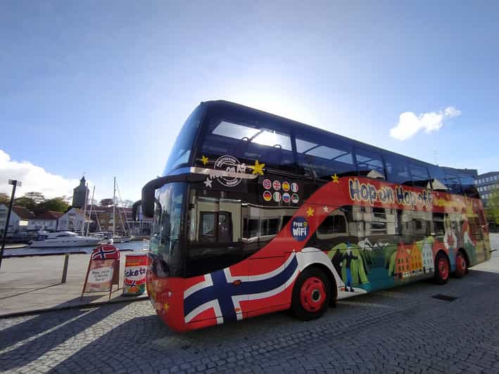 Stavanger: 24-Hour Hop-On Hop-Off Bus Pass GrayLine - The Stop-by-Stop Route, From Cruise Terminal to Ledaal